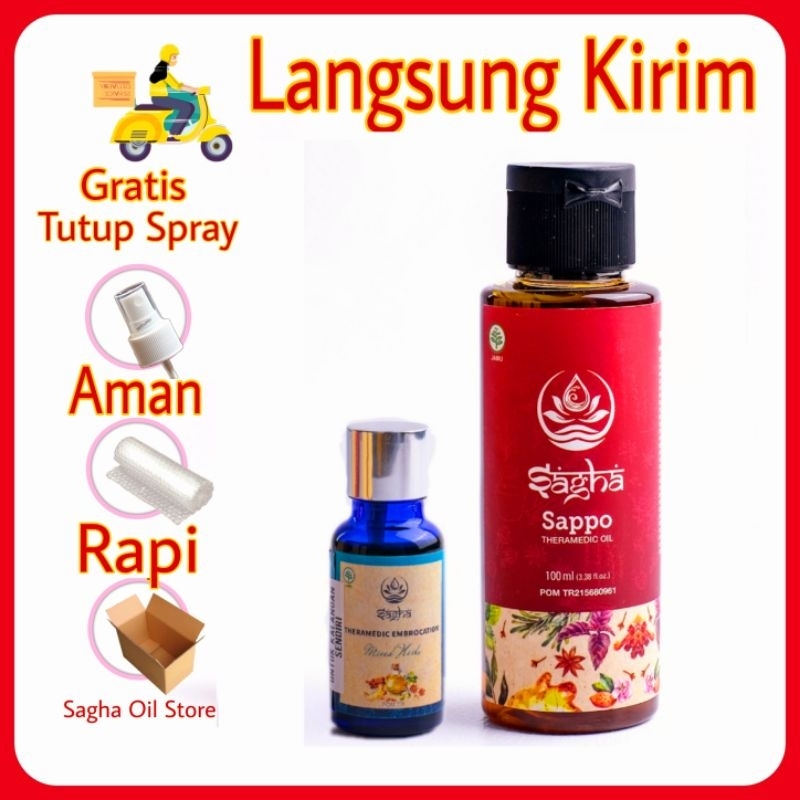 Paket SAGHA SAPPO / SAGHA SAMMO + MINYAK ANGIN SAGHA MAS mengurangi gejala ASMA