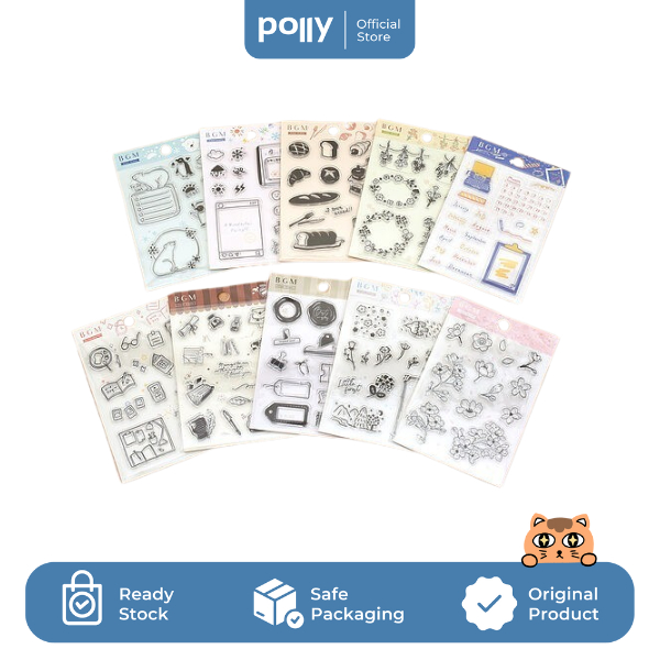 

BGM Clear Stamp / Stiker premium Jepang