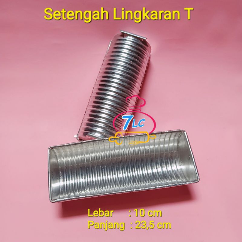 Loyang puding semangka / loyang setengah lingkaran / puding galur / cetakan kue galur