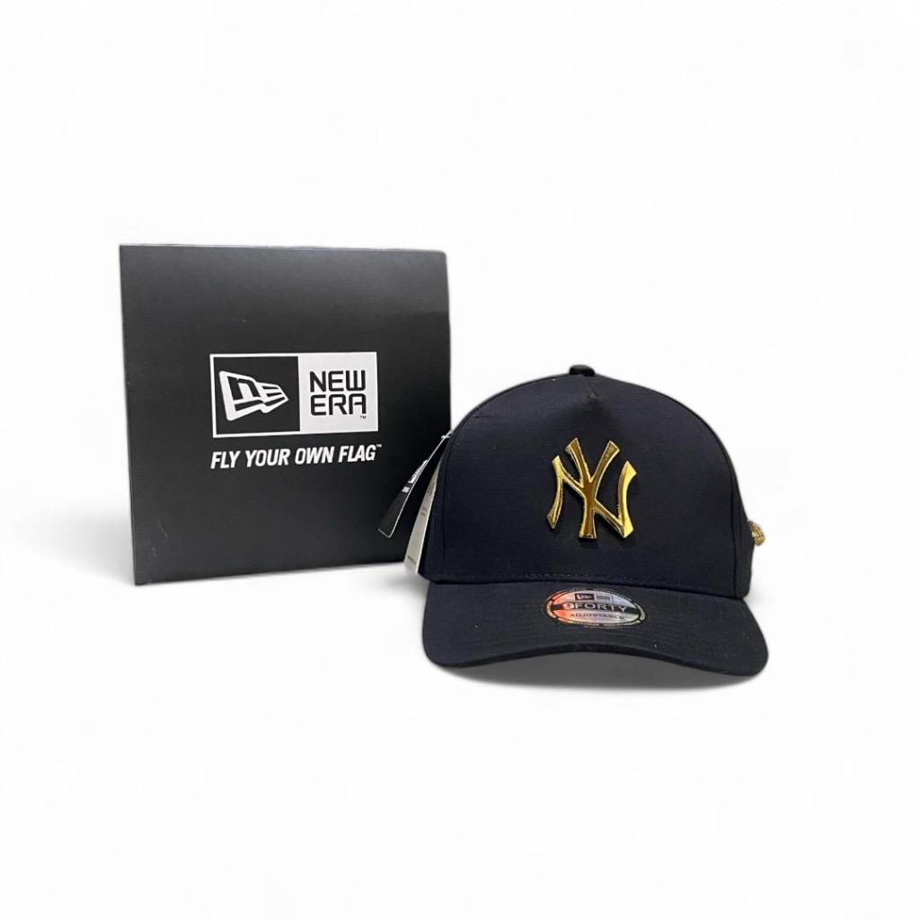 topi baseball NY plat besi unisex