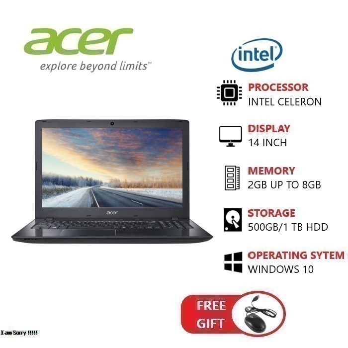 [LEVEL B] Laptop Acer 14 win10 [free mouse]