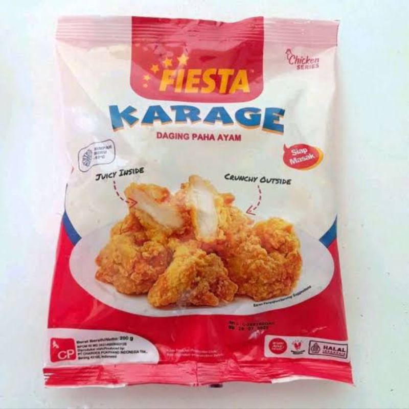 

AFGC Fiesta Ayam Karage / Potongan Daging Ayam Crispy Tanpa Tulang 400gr