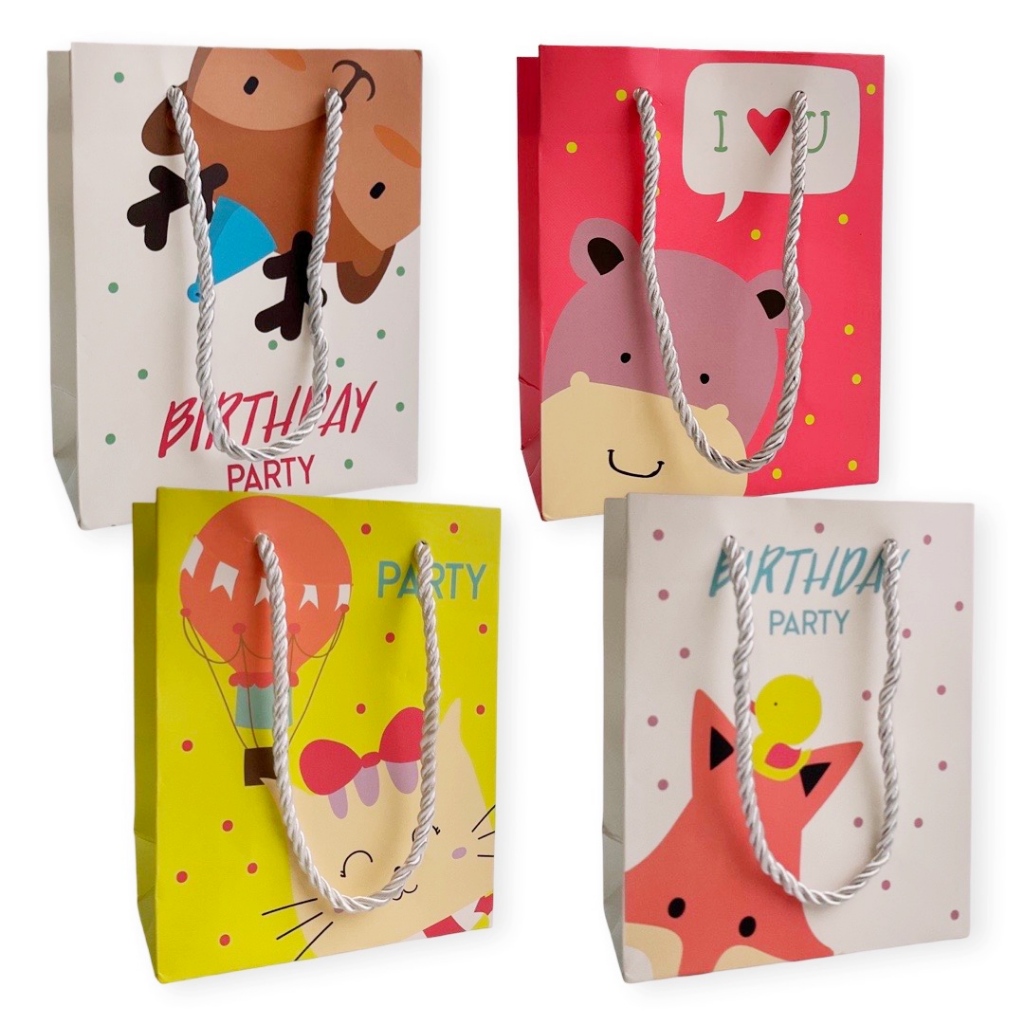 

Pinky Bee Kantong Kertas / Paper Bag Ulang Tahun 12x6x15cm 70190200
