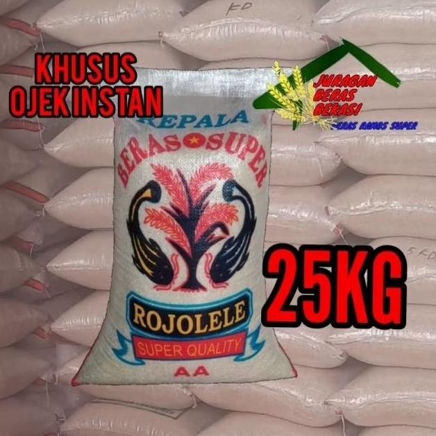 

BERAS KEPALA SUPER CAP ROJOLELE 25KG