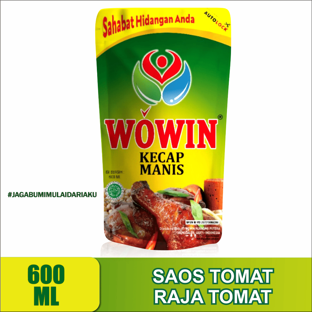 

KECAP MANIS WOWIN POUCH 600 ML