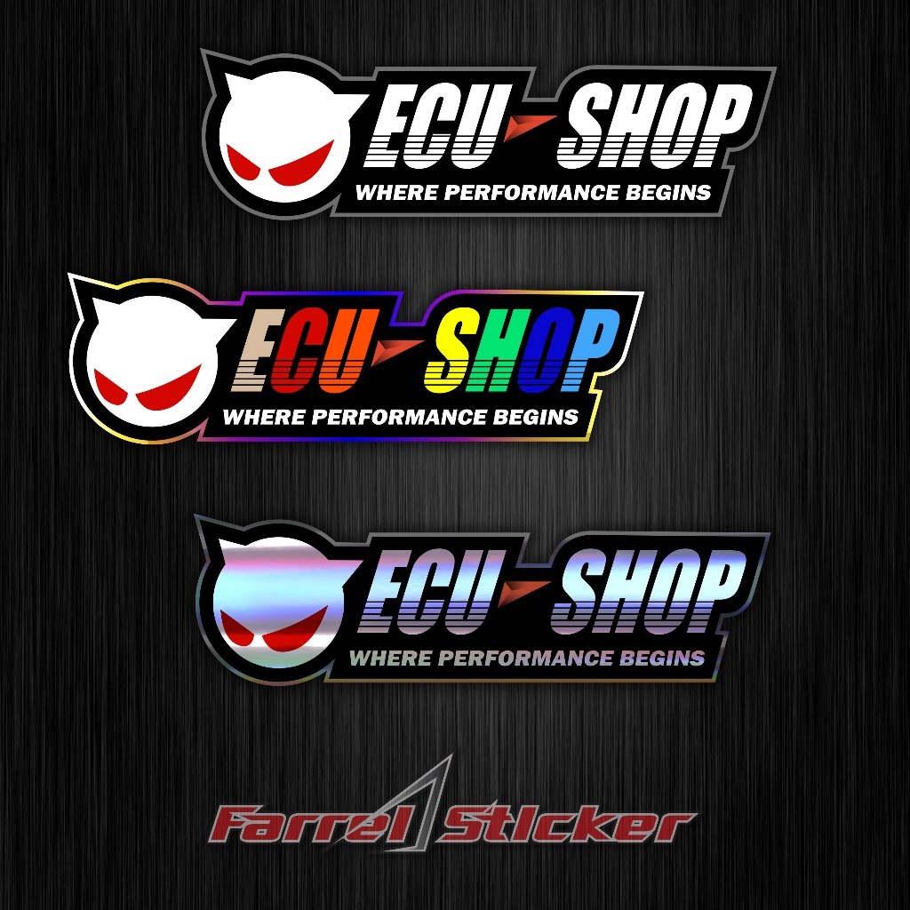 

STICKER ECU-SHOP STIKER ECU SHOP