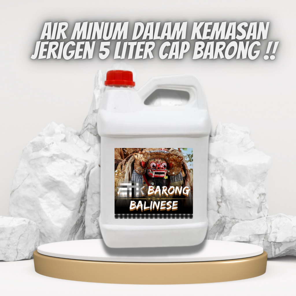 

AIR MINERAL DALAM KEMASAN BARONG 5 LITER