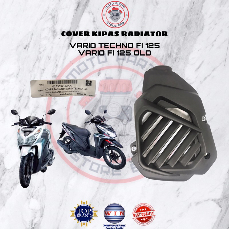 COVER RADIATOR VARIO TECHNO 125 OLD FI / TUTUP RADIATOR VARIO 125 FI