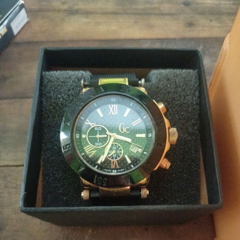 jam tangan Chronograph GC Guess Collection preloved second bekas