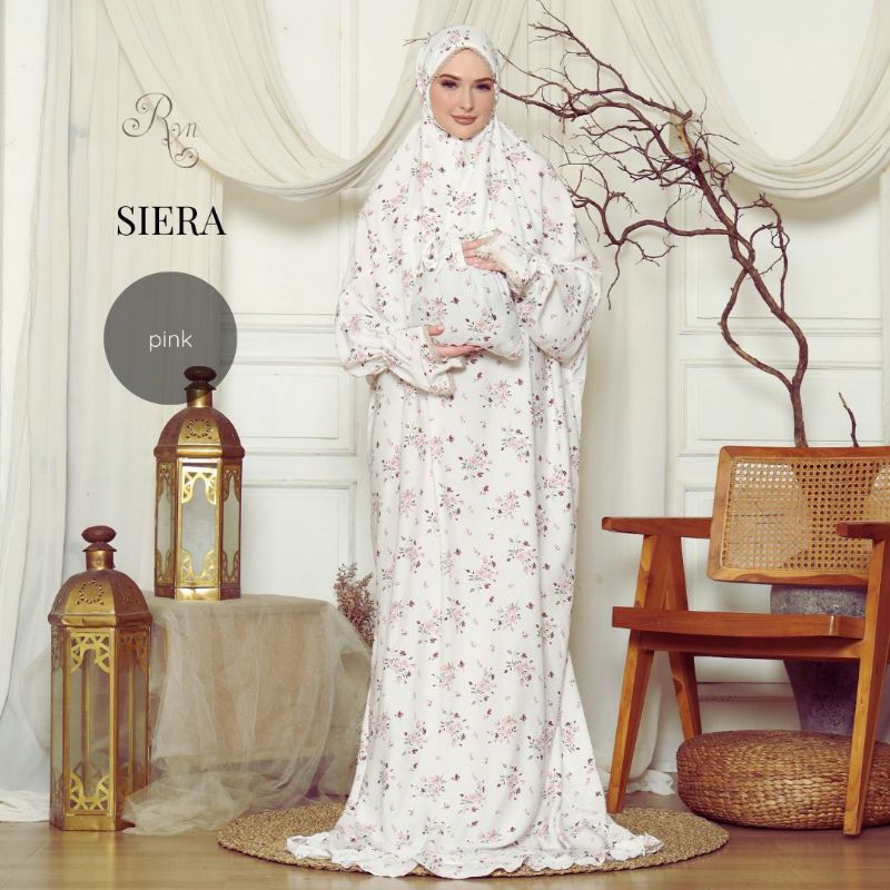 SIERA MUKENA TERUSAN DEWASA TERBARU BY RYN RAYYAN ORIGINAL MUKENA RAYON