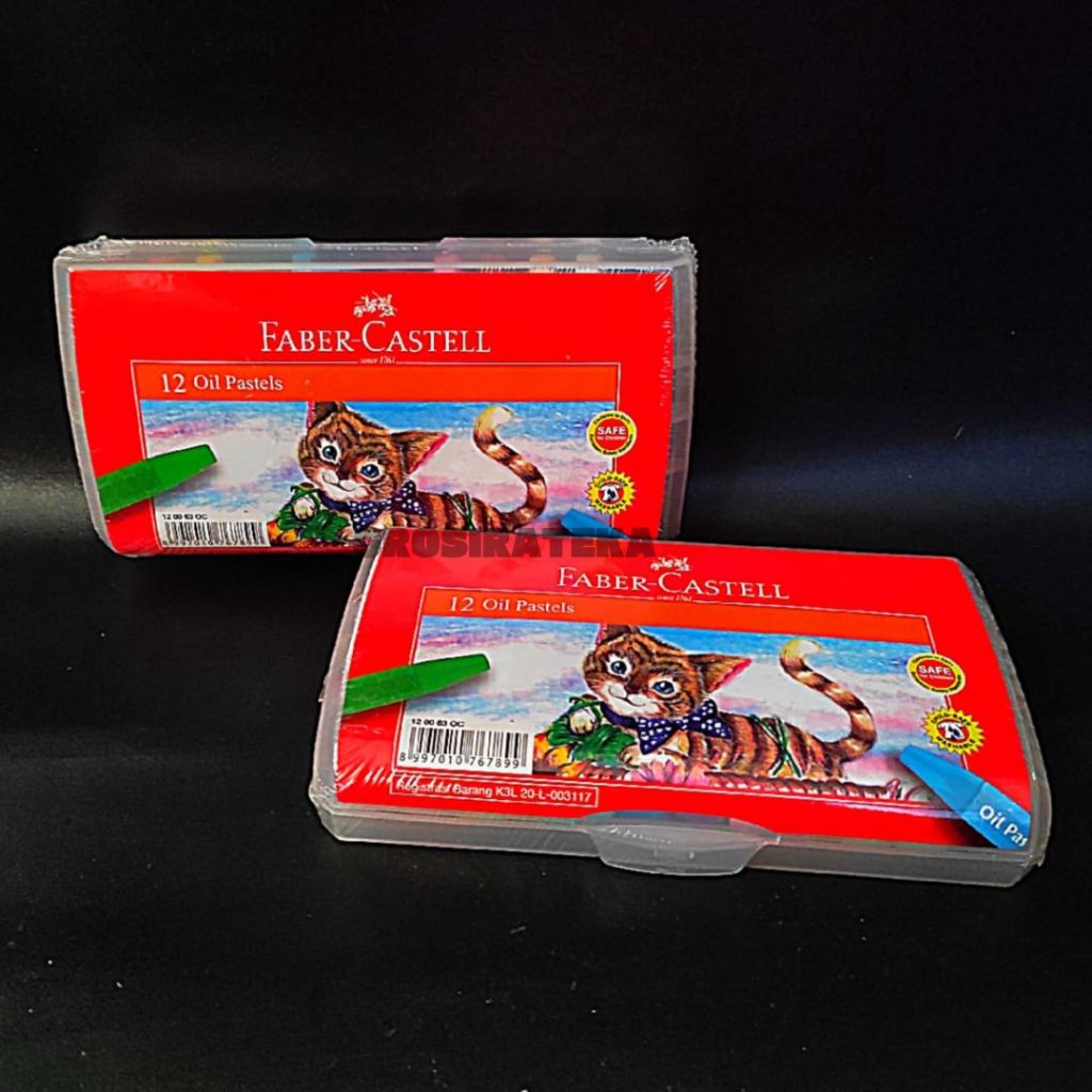 

KRAYON, CRAYON OIL PASTEL HEXA 12 WARNA FABER CASTELL