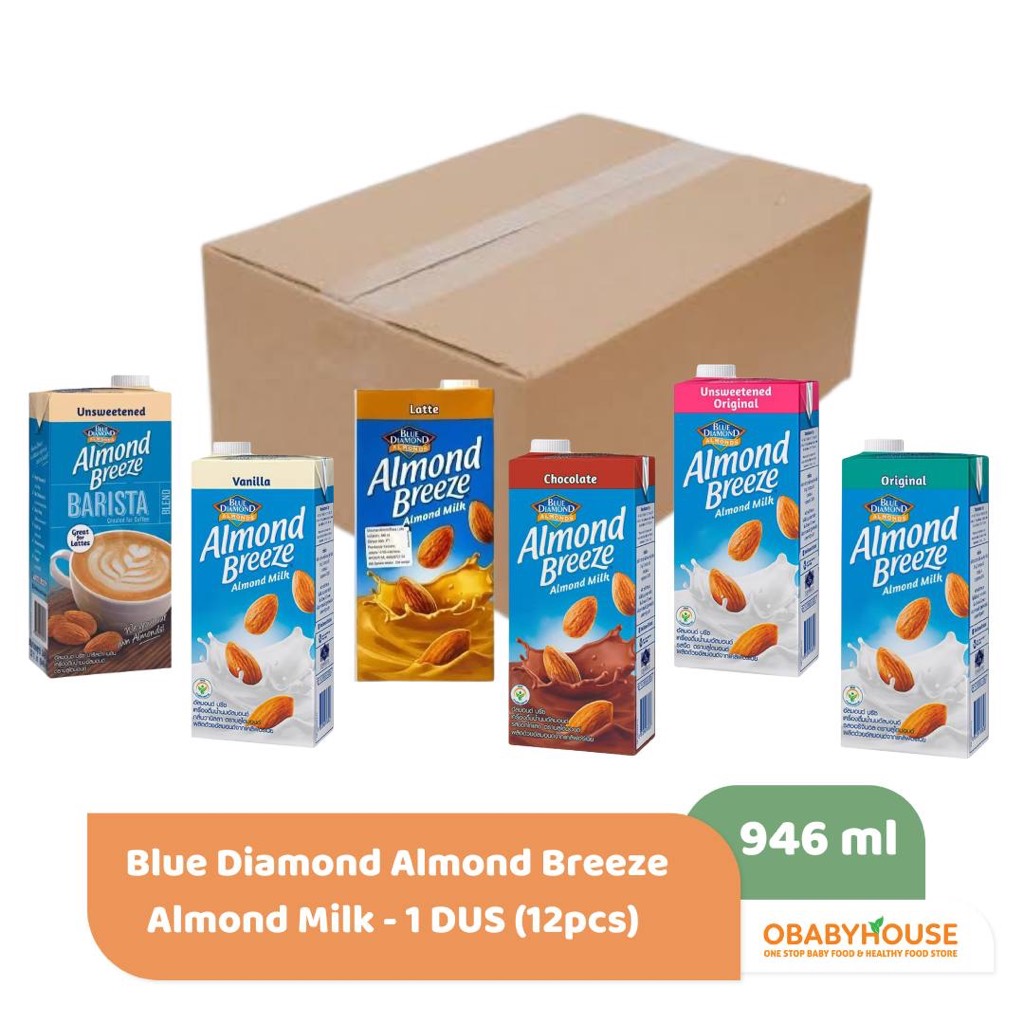 

Blue Diamond Almond Breeze Almond Milk 946 ml - 1 DUS (12 pcs)