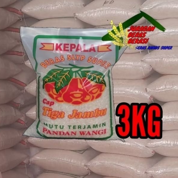 

BERAS PANDAN WANGI SUPER ASLI CAP TIGA JAMBU 3KG