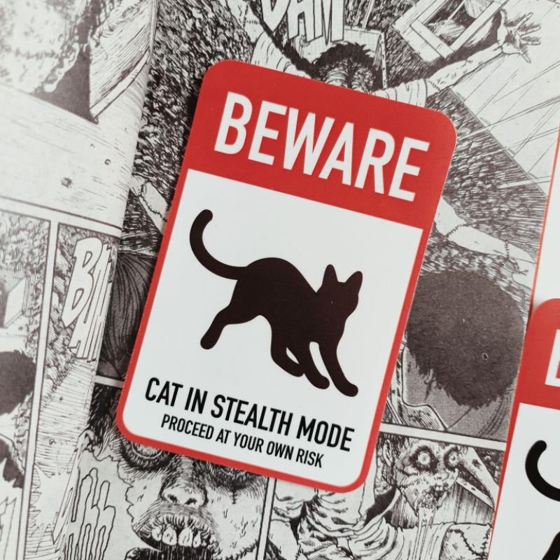 

Beware Vinyl Sticker