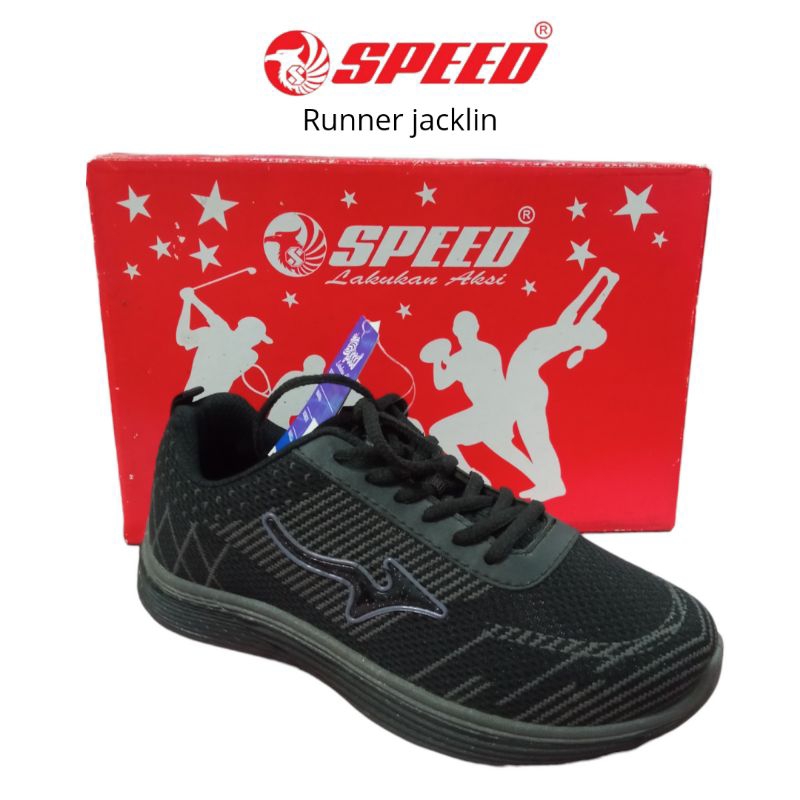 sepatu sekolah casual sneakers SPEED runner jacklin