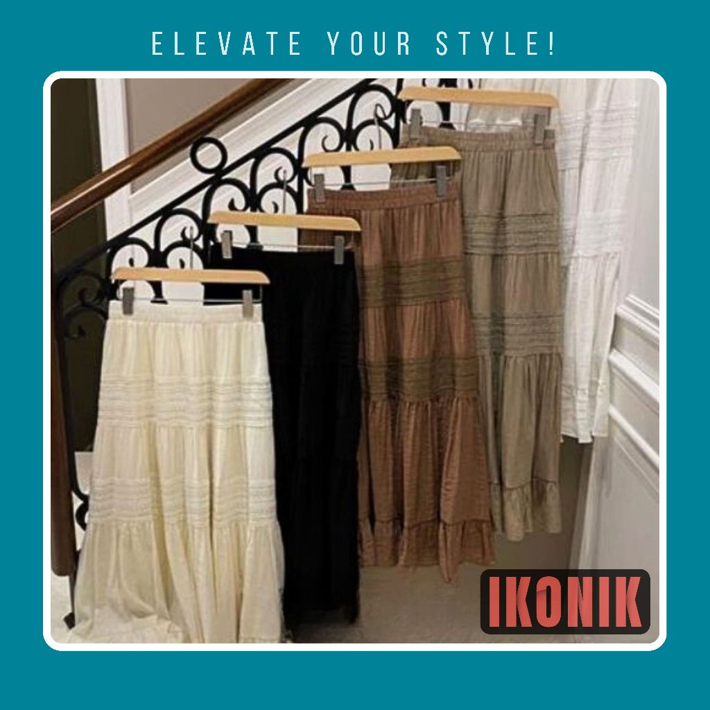 Bawahan Rok Boho - Bohemian - Gypsy - Hippie - Rok Renda