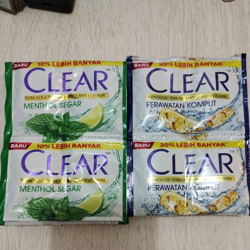 Clear shampoo 1renceng isi 12sachet