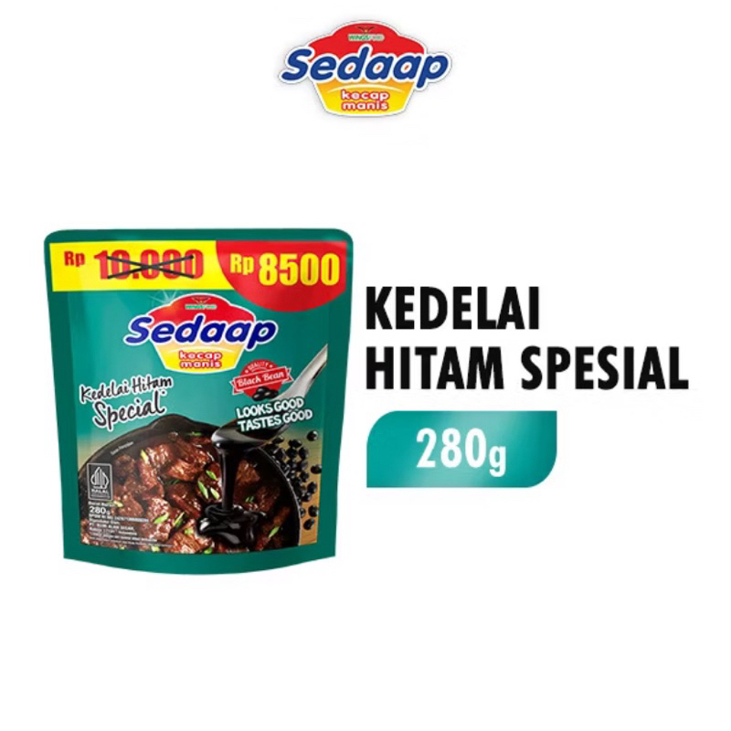 

Kecap Sedaap Kedelai Hitam Special 200ml/280gr