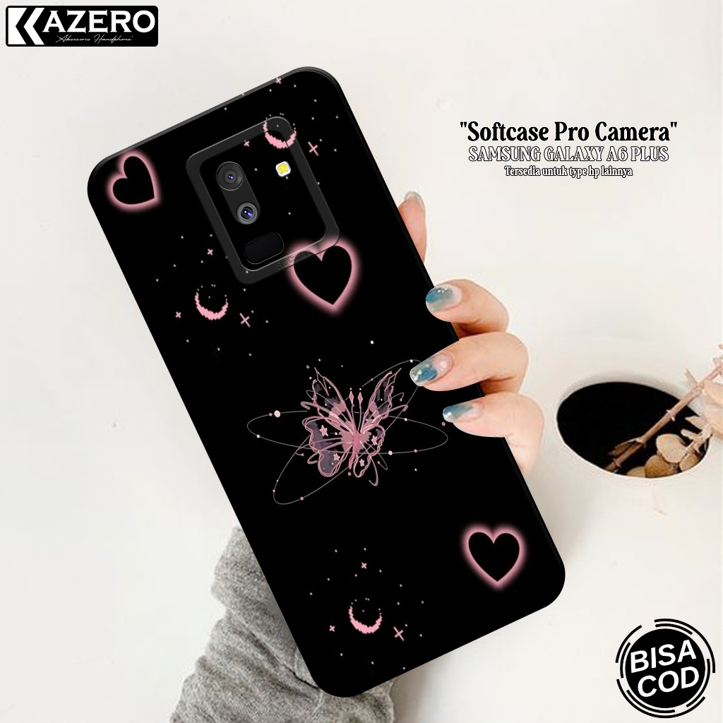 Case Hp Samsung Galaxy A6 PLUS - Case Aesthetic - Softcase Samsung A6 PLUS Terbaru - Casing Samsung 