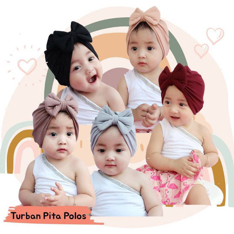 KODE V8U 1 set 5 pcs Ciput Anak  Turban Bayi  Turban Anak