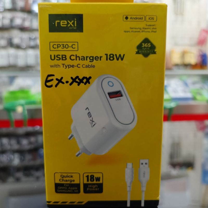 Charger 18watt RexiOne Type-C