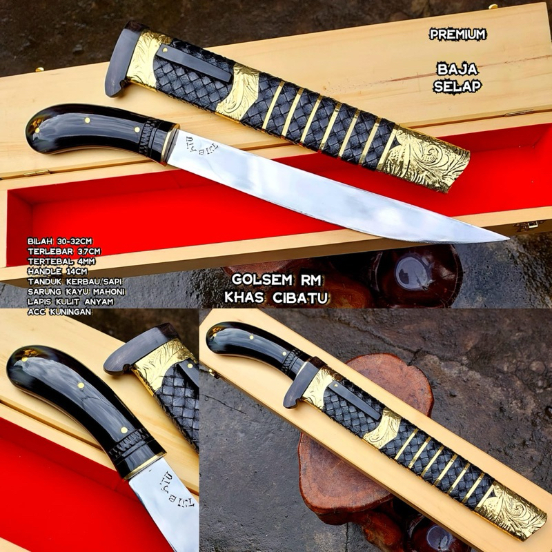 Baja Selap Original Cibatu Tanduk (gratis ukir nama)