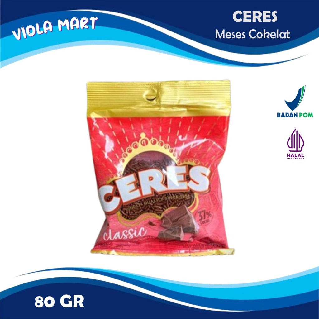 

Meses Cokelat CERES Classic 80gr / Ceres Hagelslag Choco Rice {Tersedia Harga Grosir}