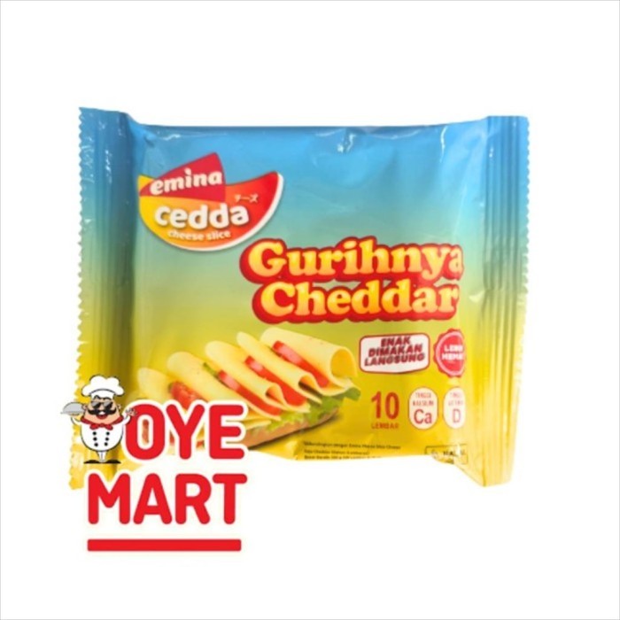 

EMINA SLICE CHEESE CEDDA ISI 10 150GR/KEJU SLICE CEDDA