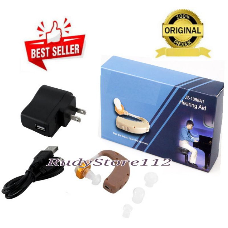 Alat Bantu Dengar Cas Charger Pendengaran Telinga Orang Tua Hearing