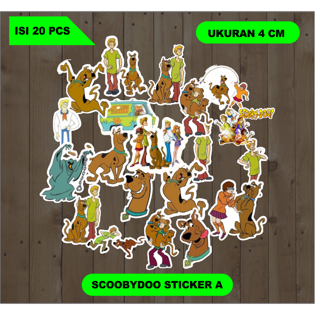 

STICKER SCOOBY DOO 20 pcs ANTI AIR