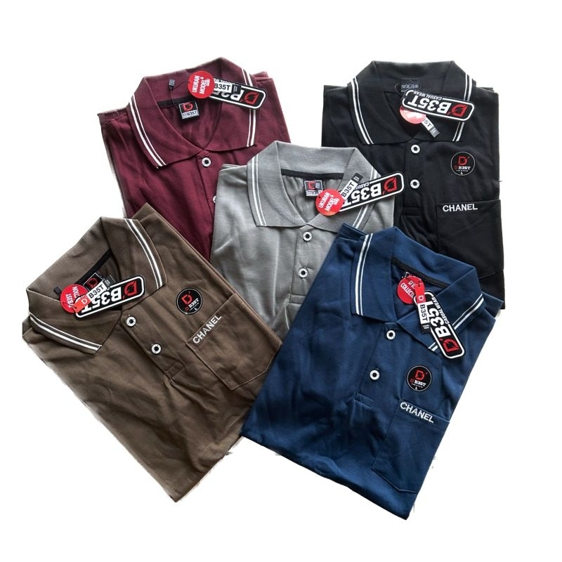 Kaos Kerah Kancing Pria Katun Adem Paket Hemat 100 3pcs