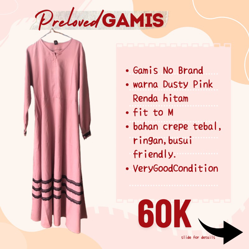 PRELOVED GAMIS NO BRAND