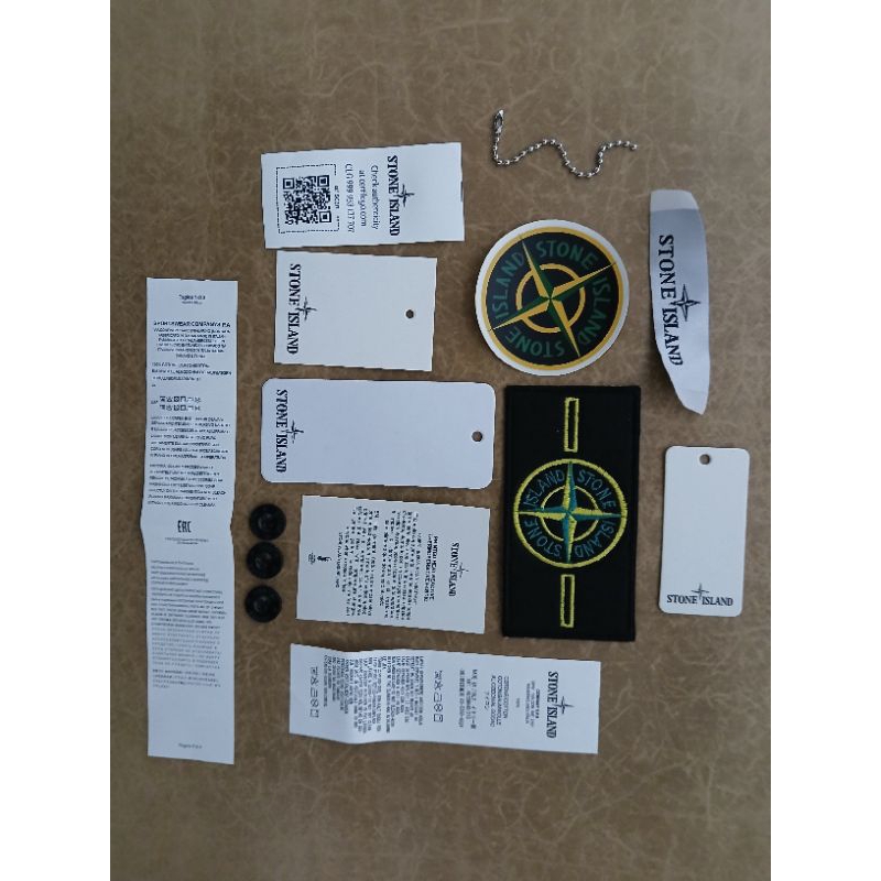 

Stone island label.Woven si.tag wash 1 sett