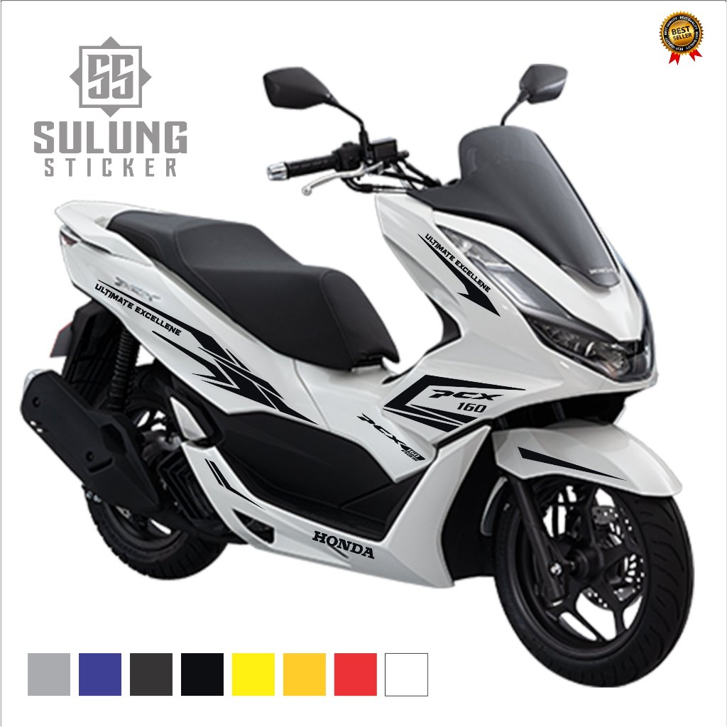 Striping Motor PCX 160 Cutting Stiker List Body Honda Pcx160