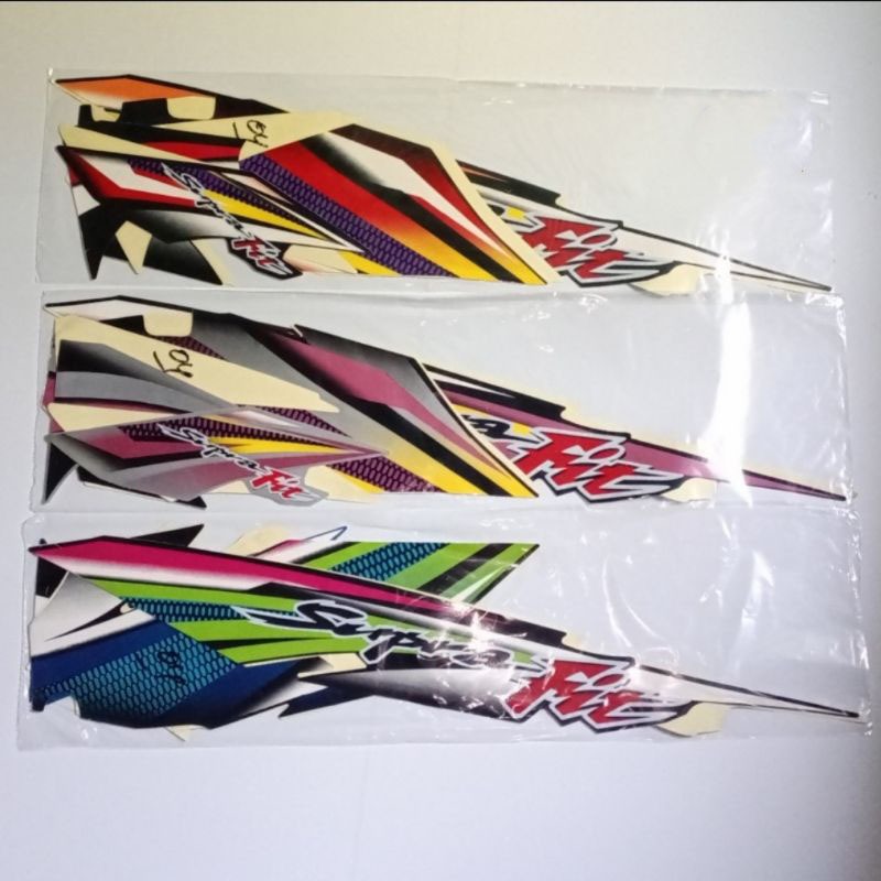 Stiker Striping Sticker Motor Honda Supra fit 2004 List Les Body Motor Honda Supra fit 2004 Promo