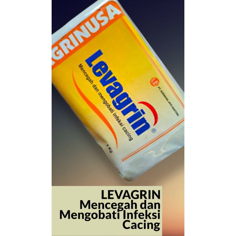 LEVAGRIN 1 Kg Obat Cacing Ayam Layer Petelur