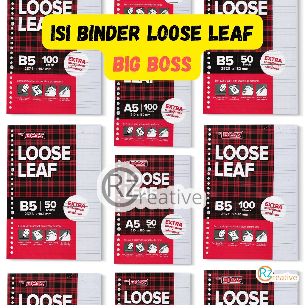 

Refill Isi Binder Loose Leaf BIG BOSS