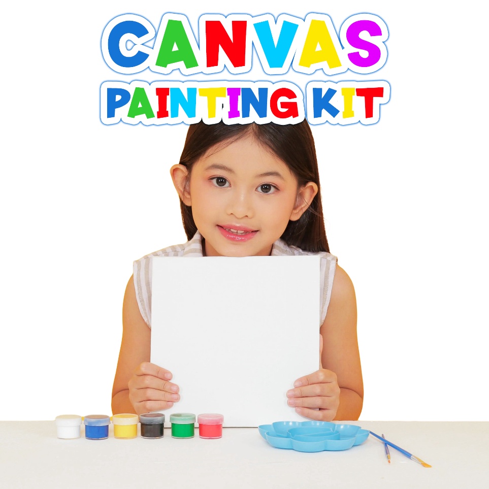 

Pasti Heboh Kanvas Lukis Anak Paket Lengkap Set Melukis Canvas Cat Akrilik Palet Kuas Painting Kit Box