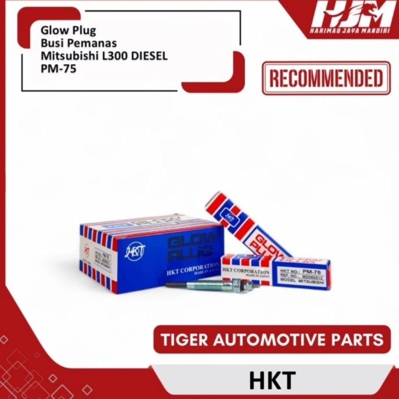 GLOW PLUG BUSI PEMANAS PIJAR L300 L038 L200 KUDA DIESEL SOLAR