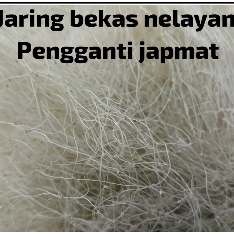 JARING BEKAS NELAYAN 1KG PENGGANTI JAPMAT MEDIA FILTER , PENJERNIH AIR KOLAM DAN AQUARIUM