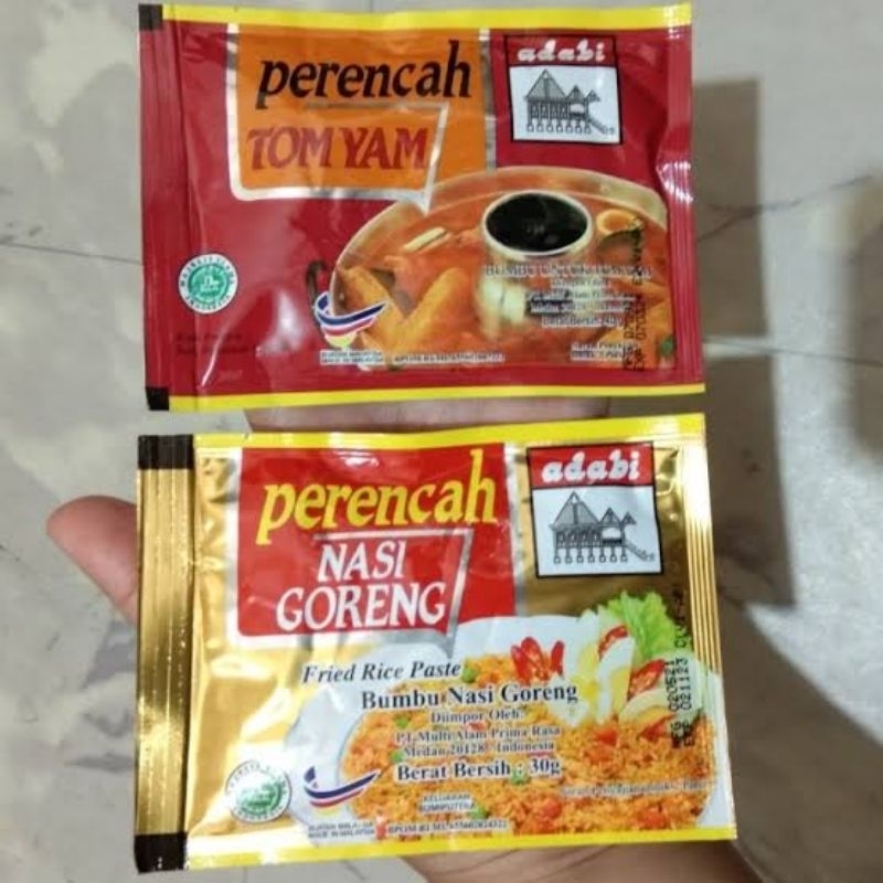 

Bumbu tom yam perencah sup tom yum yam soup nasi goreng teri nikmat enak halal adabi