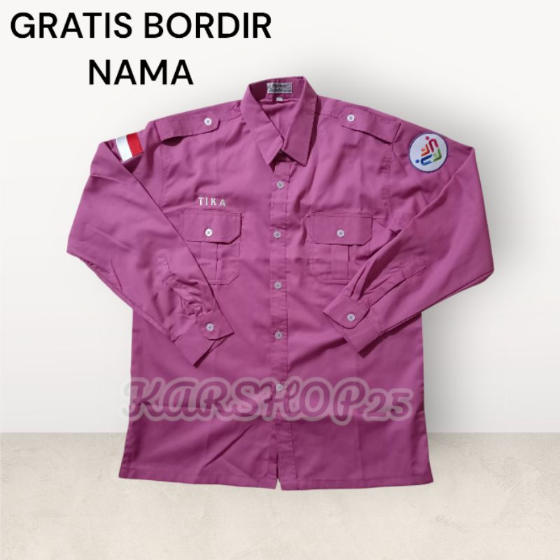 KEMEJA POSYANDU TERBARU LENGAN PANJANG ATASAN BAJU POSYANDU SERAGAM POSYANDU BAJU POSYANDU