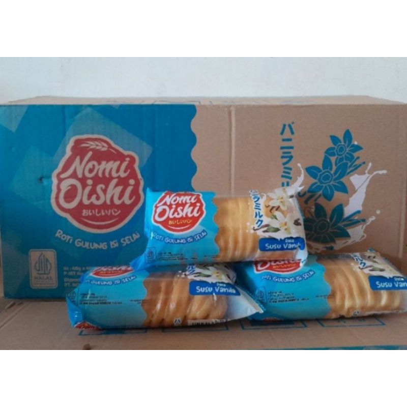 

OISHI roti gulung 1dus isi 60 pcs bisa di mix rasa