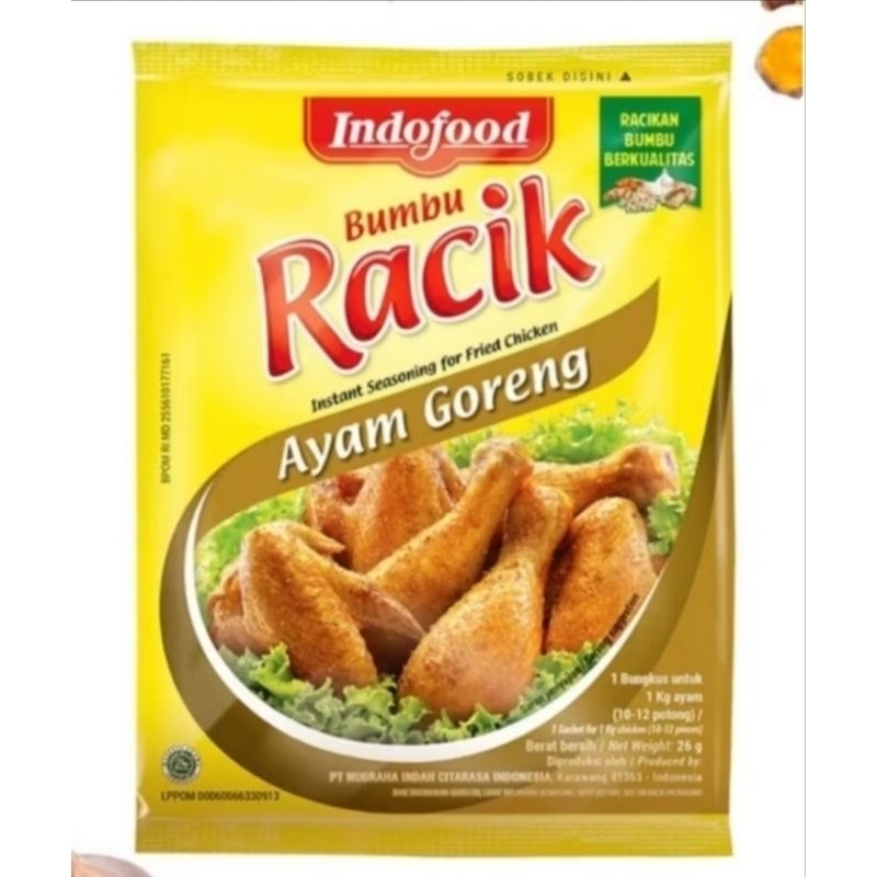 

Indofood Bumbu Racik Serbaguna 10x20 Gram