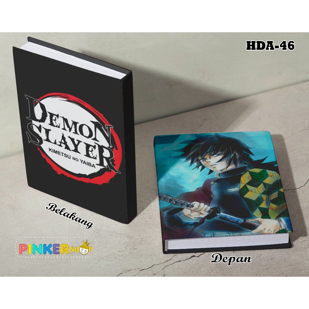 

(HDA-46) Hardcover Anime DEMON SLAYER Ukuran A5 Jurnal Agenda Planner
