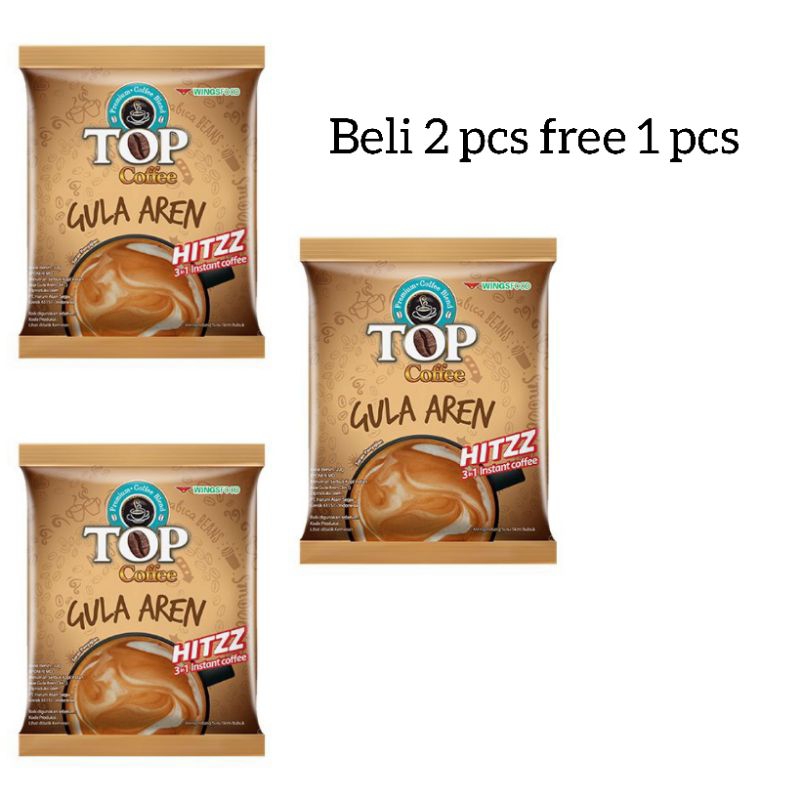 

(PROMO) TOP COFFEE GULA AREN BELI 2 SASET FREE 1 SASET