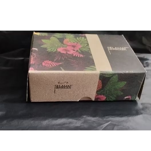 Kardus Snack motif ukuran kecil, Lock Paper.