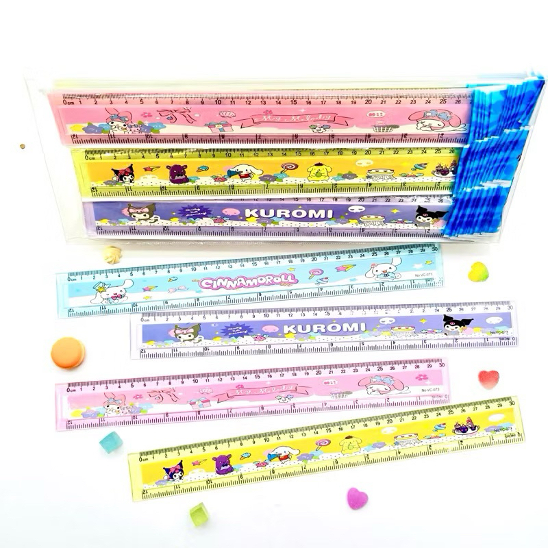

(1 SET ISI 4) PENGGARIS SANRIO 30 CM | KUROMI MELODY CINNAMOROLL POMPURIN