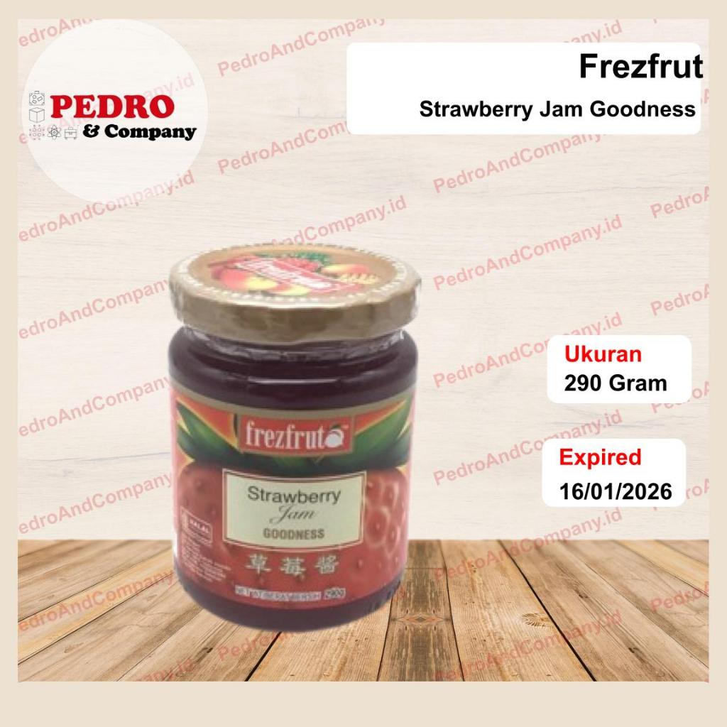 

Frezfrut Strawberry jam 290 gram selai stoberi jam spread