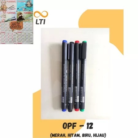 

Spidol Permanent Snowman OHP / OPF 12 Fine Tip Pcs - MURMER